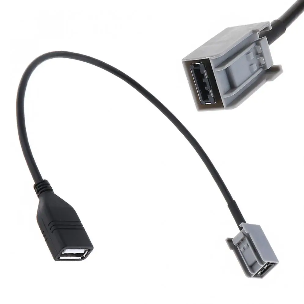 Черный Автомобильный Кабель USB в MP3 кабель для передачи данных с usb-разъемом Honda