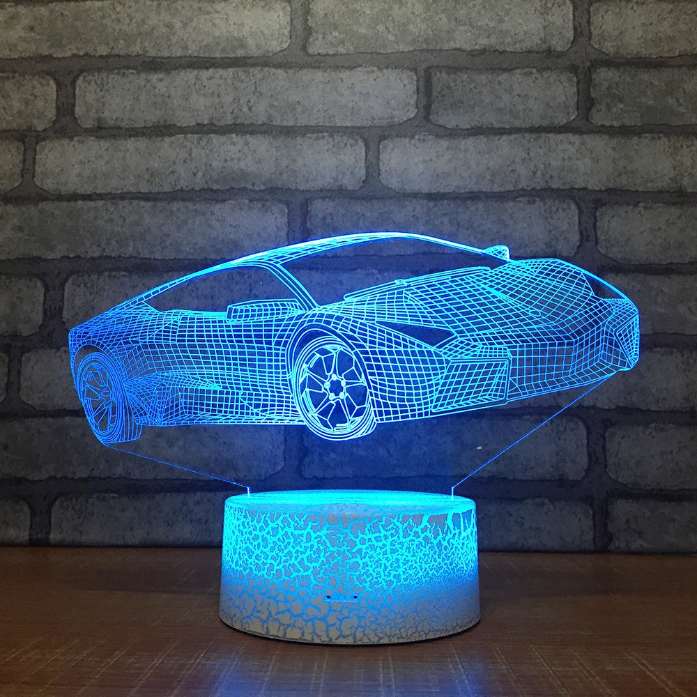 Подарок на день рождения креативное качество красочные 3d маленькие ночные