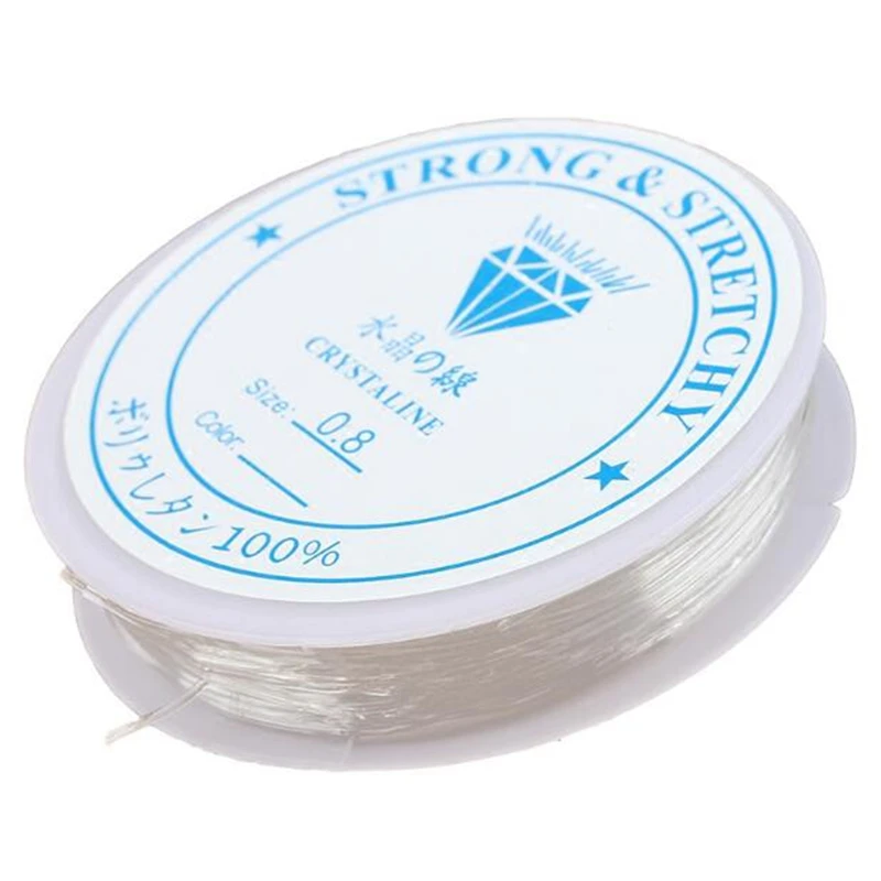 

0.6/0.8/1mm Transparent Stretch Elastic Crystal Line Beading Rope String jewelry Cord String Thread DIY Handmade Bracelet
