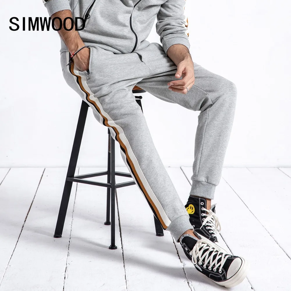 Мужские спортивные штаны SIMWOOD повседневные для бега плотные брюки занятия