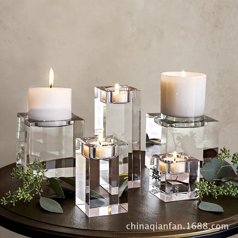 Религиозные подсвечники простые Подсвечники Tealight хрустальные свечи