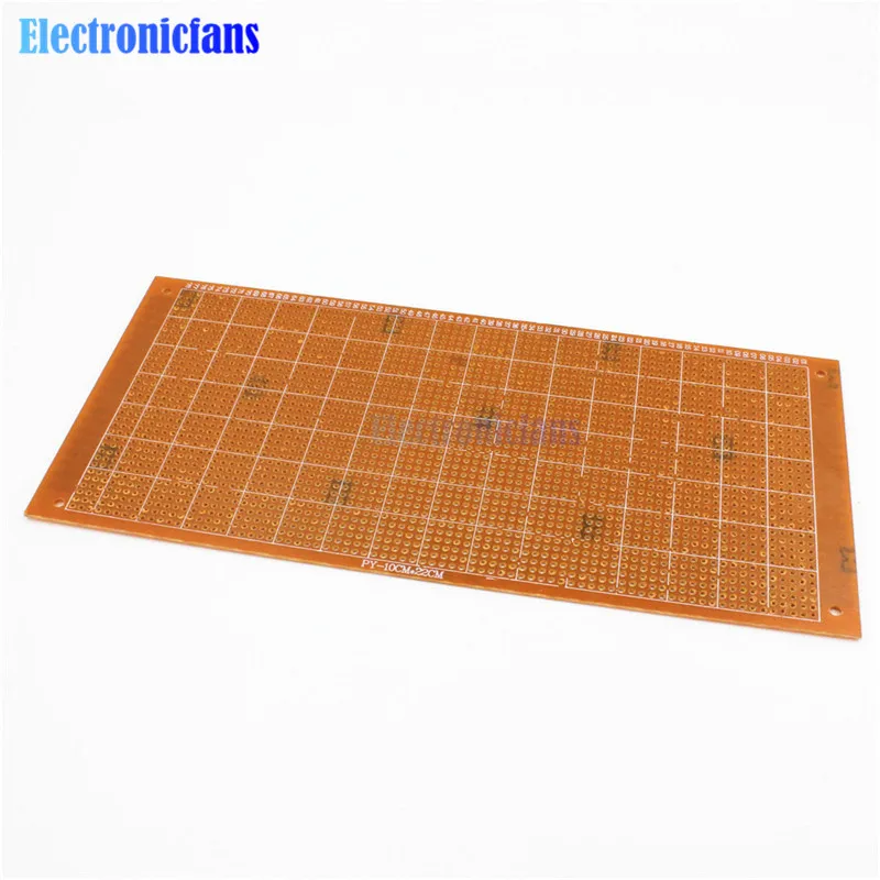 10x22 см DIY бакелитовая пластина бумага Прототип PCB Универсальный макет Эксперимент Матрица доска односторонний лист Медь 10*22 см