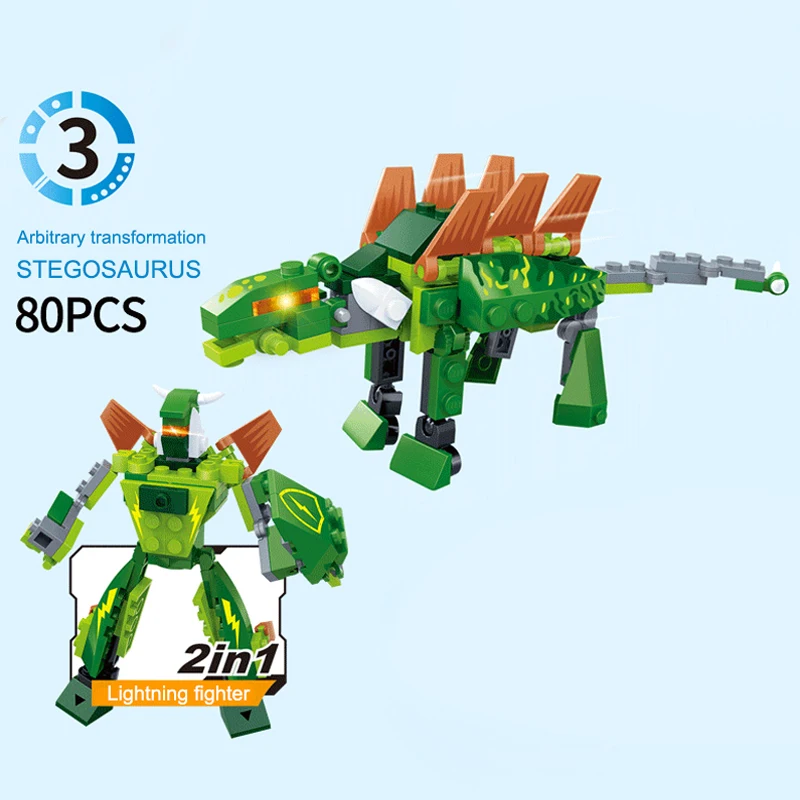 8705 головоломка блоки 6in1dinosaur Diy строительные Обучающие игрушки для детей