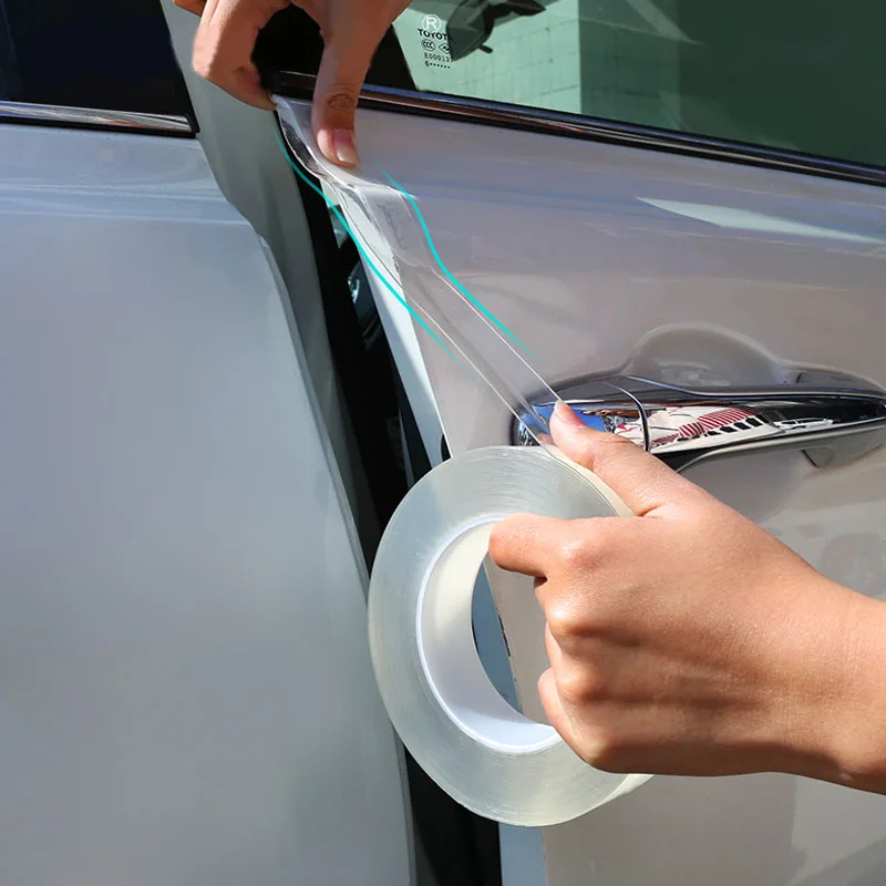 Car Stickers Door Sill Sticker Protector Multifunction Nano Tape Auto Bumper Strip Protect Scratchproof Accessories | Автомобили и