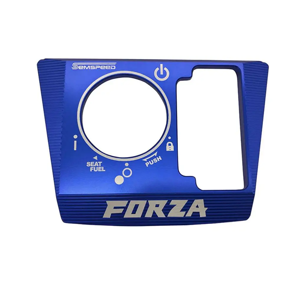 Blue SEMSPEED мотоцикл модифицированный FORZA Переключатель Электрический дверной замок крышка защита для Honda MF13 Forza300 Forza250- аксессуары - Цвет: Blue