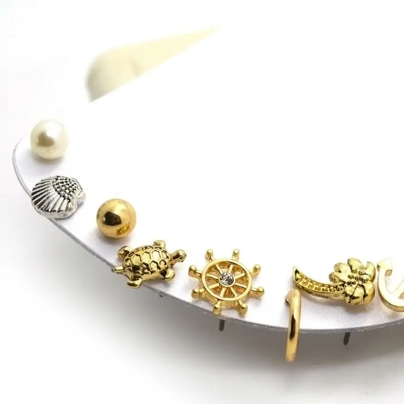 (12 шт./компл.) океан коллекция имитация жемчуга панцирь черепахи морской конек