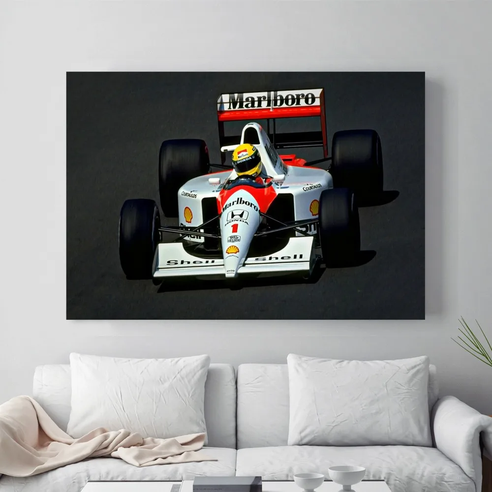 F1 Гоночная машина современные декоративные настенные картины для гостиной