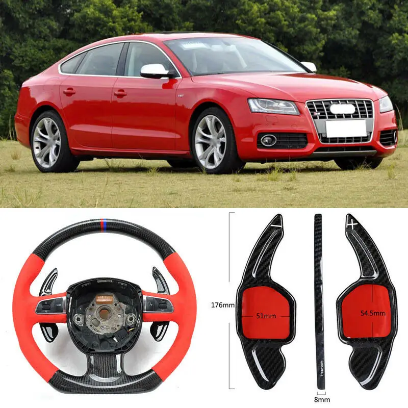 

Рычаг переключения передач DSG из углеродного волокна для Audi S5 09-15/S6 06-18/S7 13-18/S8 08-16