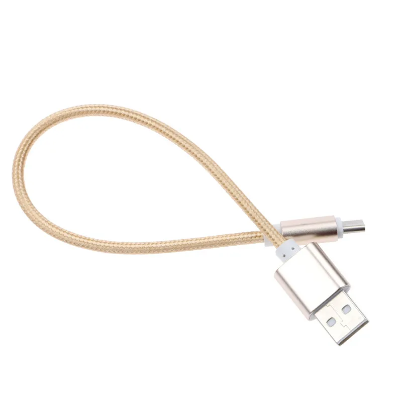 2019 Новое нейлоновое вязаное алюминиевое USB 3 1 type-C 2A зарядное устройство для