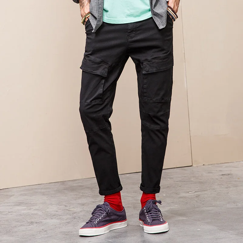 29-38 Большие размеры высокое качество Мужские брюки карго Повседневное Для мужчин