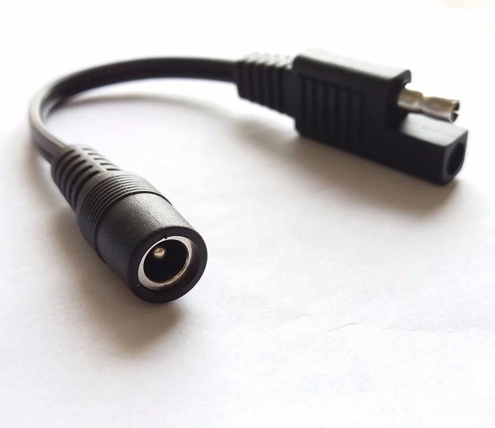 SAE разъем для DC5.5x2.1mm штекер 10A/SPT1/18AWG медный шнур-удлинитель Мощность кабель для Автомобильный gps-навигатор для вождения Регистраторы