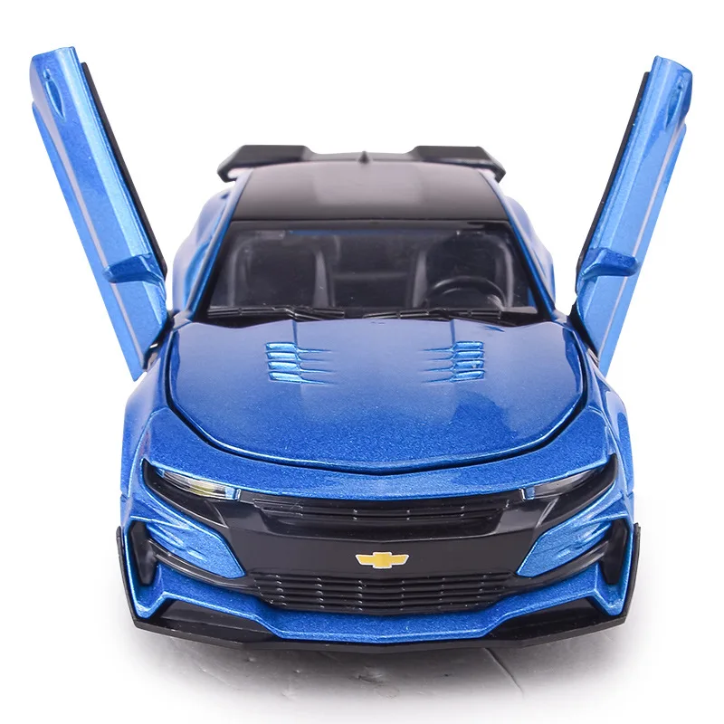 1:32 alloy car models high simulation Chevrolet Camaro toy vehicles metal diecasts pull back &amp flashing musical free shipping | Игрушки и