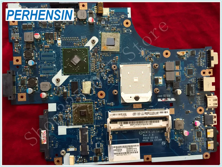 Материнская плата MBPUS02001 MB.PUS02.001 NEW75 LA 5911P для ноутбука ACER 5551 5551G 5552g|new75 la-5911p|motherboard