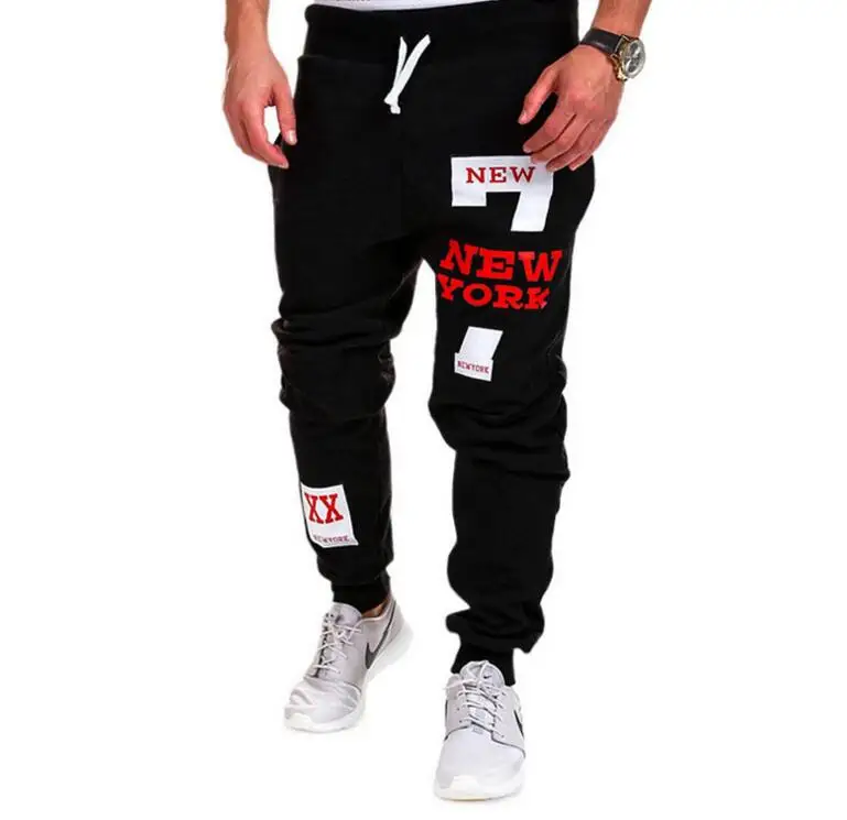 Модные женские брюки 2019 новые спортивные джоггеры мужские хлопковые
