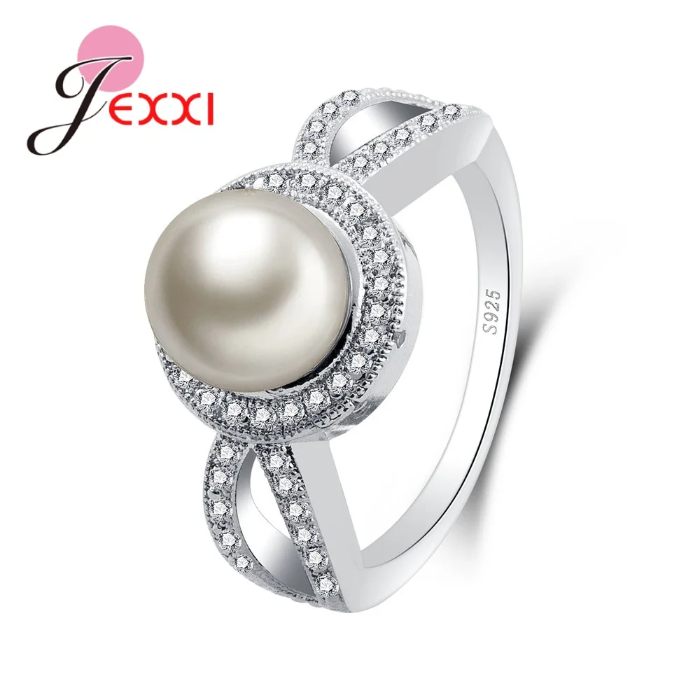 Роскошные жемчужные кольца JEXXI лучший любовник подарок матери на день рождения