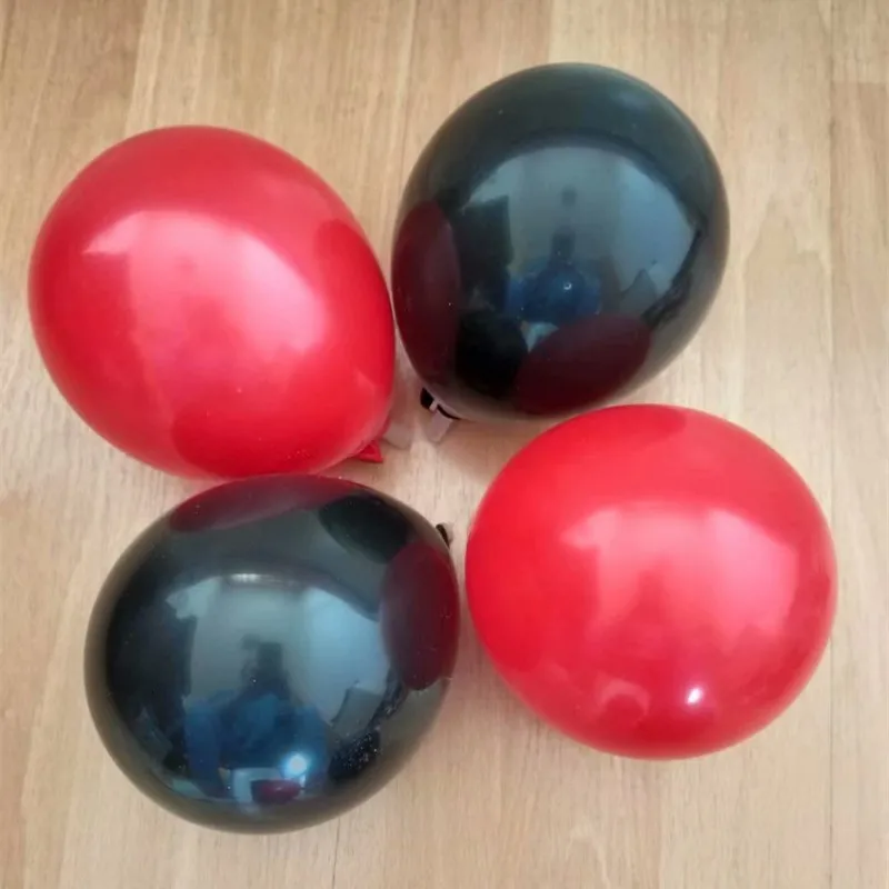 Маленькие красные воздушные шары 100pcs5 дюймов латексные черные надувной шар