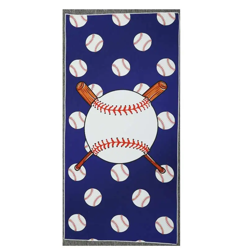 Summer Baseball Large Beach Towel Microfiber Bath Towels Swimming Outdoor Gym Traveling Toalla Playa Serviette De Plage |