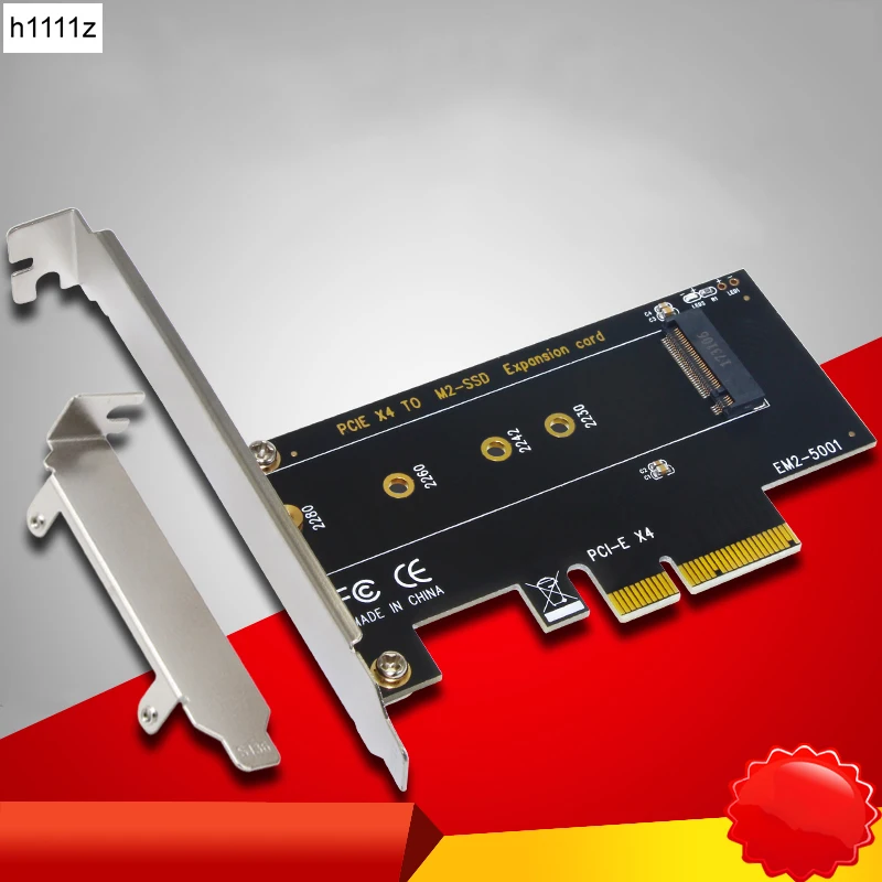 Адаптер M.2 NVMe SSD NGFF на PCIE X4 интерфейсная карта M Key поддержка PCI Express 3 0 2230 2280 размер m.2