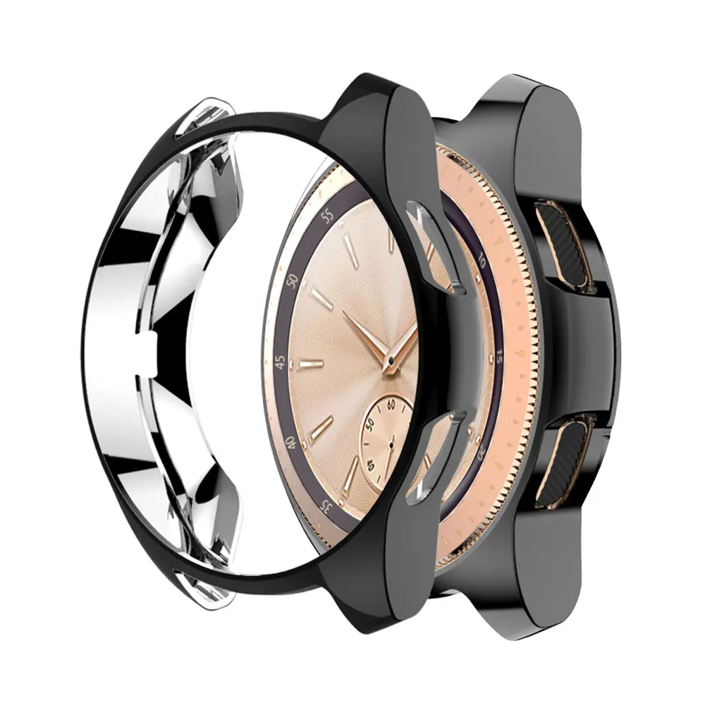 

Compatible With Samsung Galaxy Watch 42mm Plated TPU Case Cover Soft Bumper