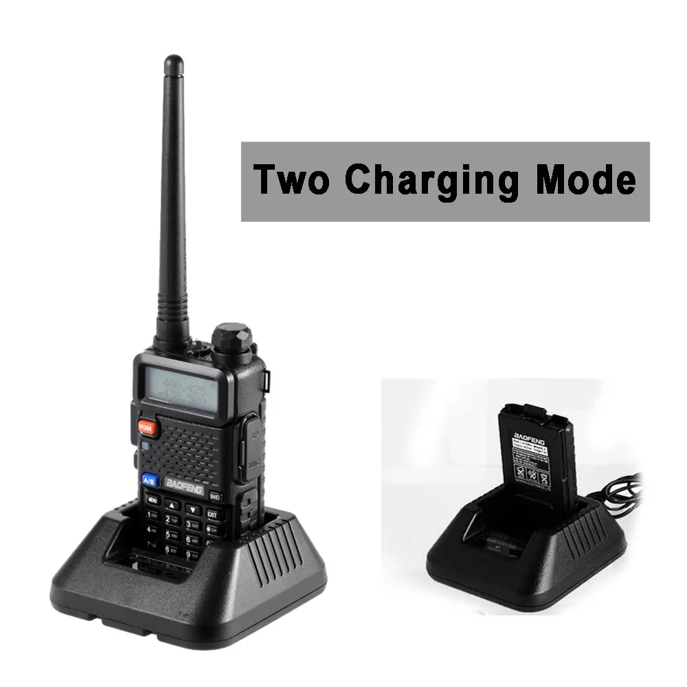 Baofeng UV-5R Walkie Talkie 10 км двусторонней радиосвязи УФ 5R радио ФИО Comunicador радиостанции 128CH УКВ Dual-band полиции сканер
