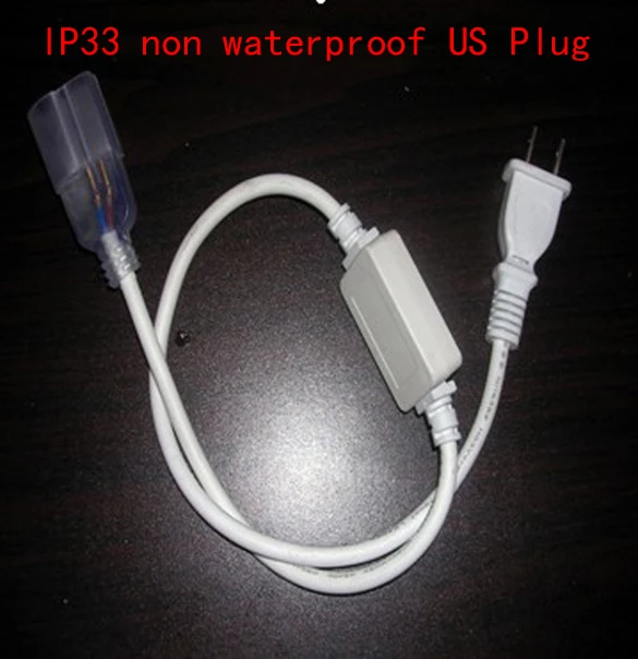 Светодиодный гибкий неоновый шнур питания Соединительный 2 фусветодиодный