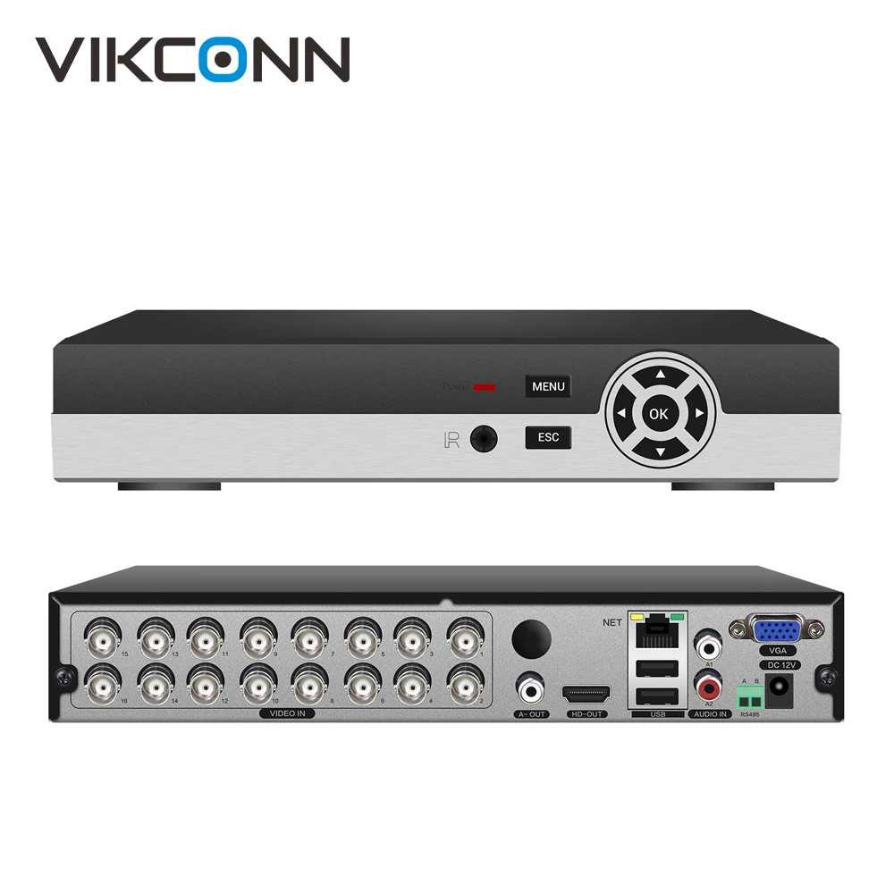 VIKCONN 16 канальный видеомагнитофон xvr/H 1080N DVR AHD N поддержка AHD/TVI/CVI/аналоговый/IP