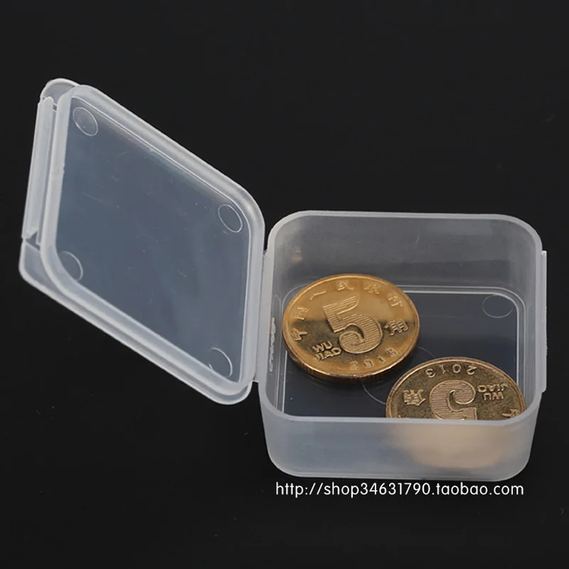 Бесплатная доставка прозрачные пластиковые маленькие квадратные коробки