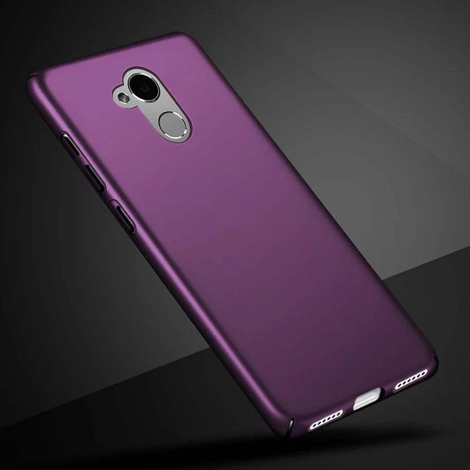 Purple Чехол для huawei Honor 6A, матовый однотонный Твердый чехол для телефона из поликарбоната, для huawei Honor 6A, DLI-TL20, DLI-AL10, Противоударная сумка, 5,0 дюйма - Цвет: Purple
