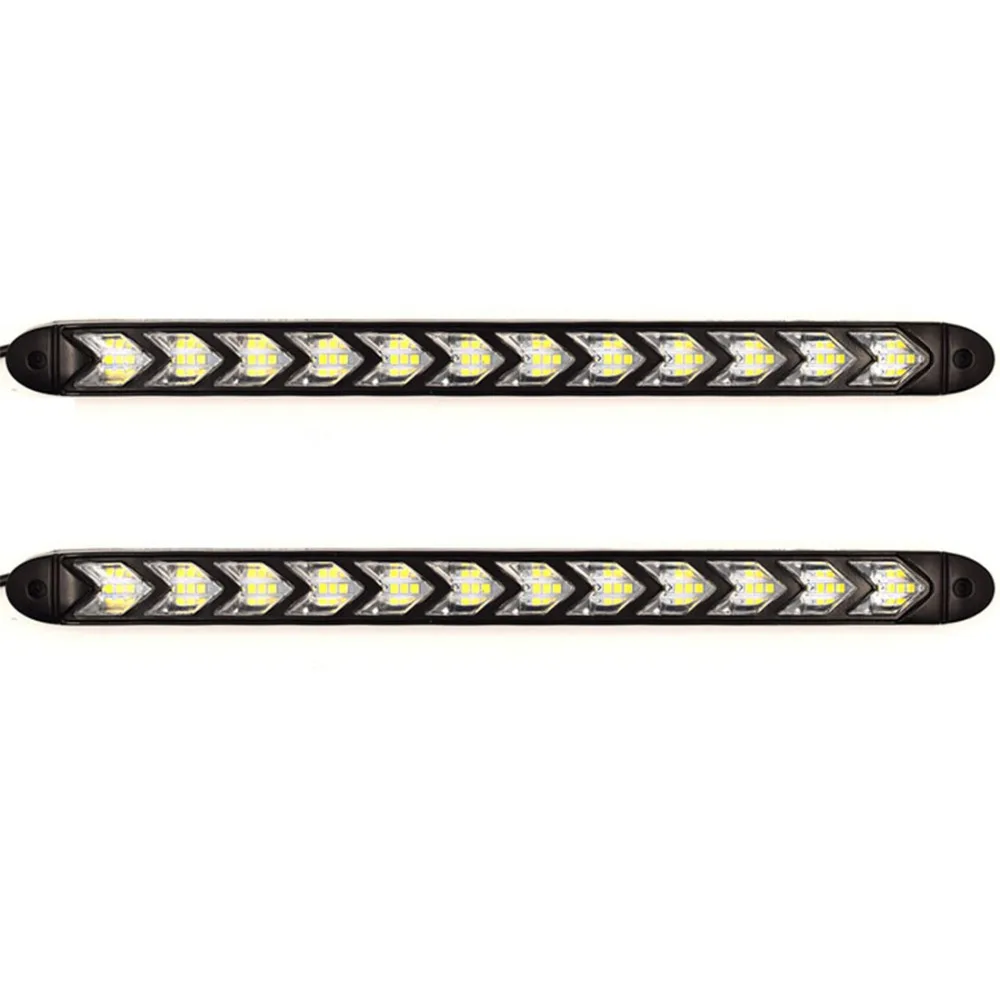 2 шт. динамические светодиодсветодиодный дневные ходовые огни 12 В | Автомобили и