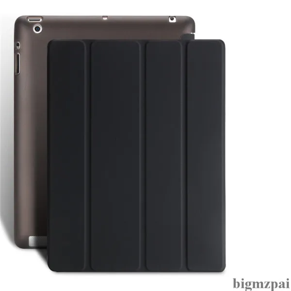 Чехол для iPad 2 3 4 чехол из ТПУ ультра тонкий трехслойный умный флип ipad защитный +