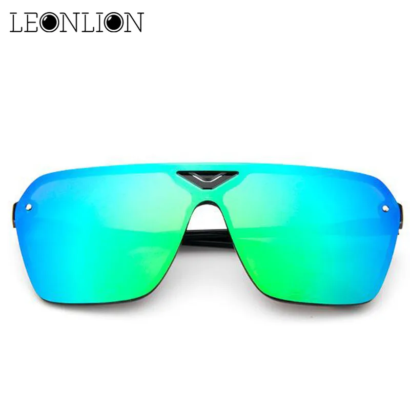 Солнцезащитные очки LeonLion в винтажном стиле UV400 для мужчин и женщин зеркальные