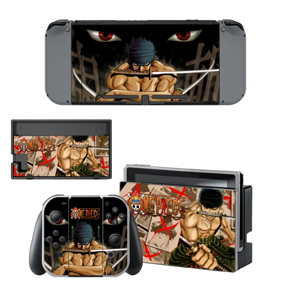 Аниме One Piece Luffy Skin Sticker vinyl для NintendoSwitch консоли Nintendo Switch NS и контроллера Joy