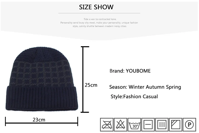 Бренд YOUBOME, женская вязаная шапка, мужская, Skullies Beanies, зимние шапки для мужчин, маска Gorros Bonnet, Мужская теплая плотная мягкая шапка, шапка