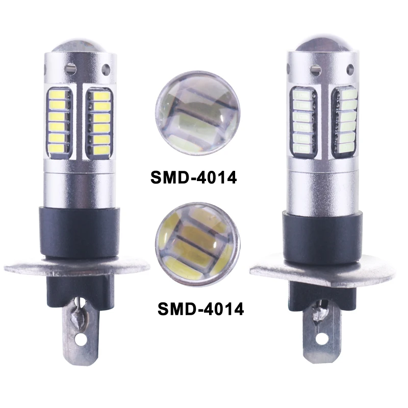 Gzkafolee лампы для автомобильных фар h1 светодиодные 4014 30 SMD цвет белый красный
