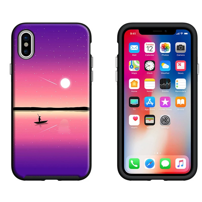 Мягкий силиконовый чехол для Samsung s8 s9plus и iPhone 5S 6 6s 7 8plus X XS MAX XR |