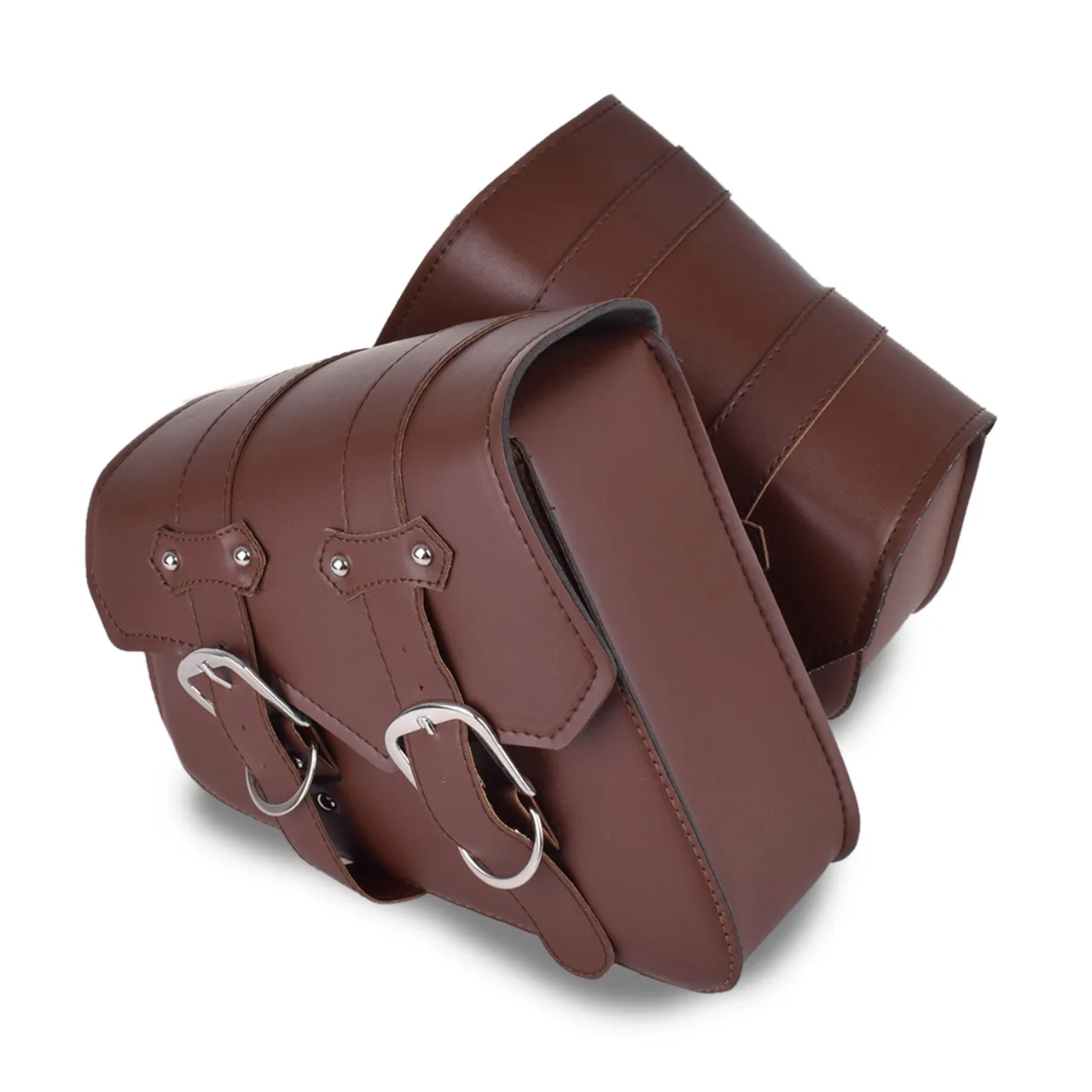 Коричневая сумка для мотоцикла чехол Sacoche Bolsa боковые сумки Sportster Alforjas Para Moto Saddlebags