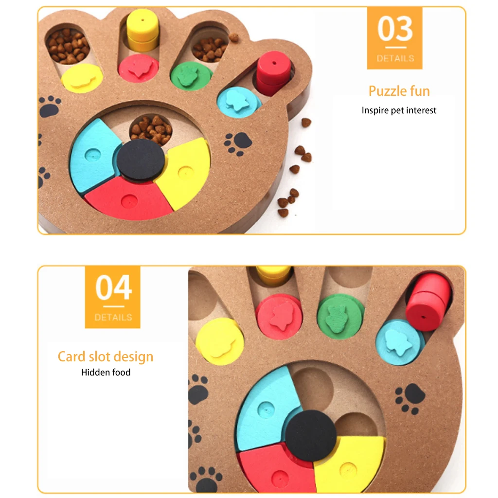 Интерактивные игрушки для собак корм кормления обработанная деревянная собака