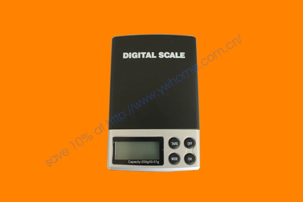 

0.01g / 200g Mini Digital Pocket Scale LCD Balance Weight Jewelry Diamond