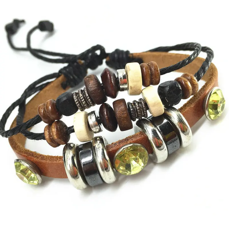 2016 богемный винтажный браслет с подвеской кристаллами для друзей браслеты из