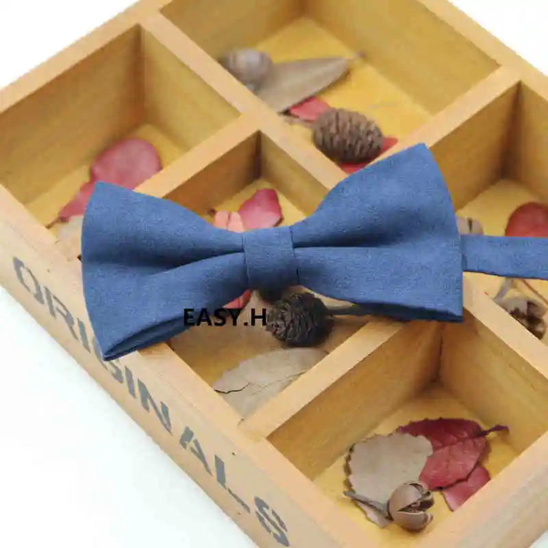 Мужские аксессуары 2018 твердый вельветовый мужской галстук-бабочка для свадьбы