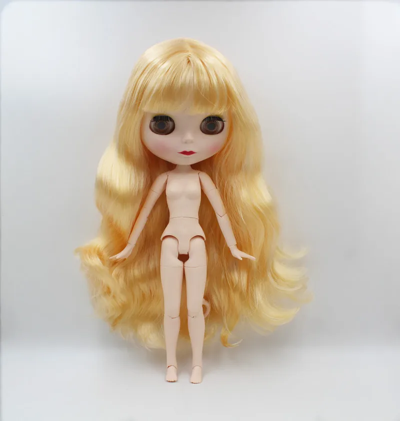 Кукла Blygirl светло желтая кудрявая кукла Blyth новая с лицом 19 шарниров тела