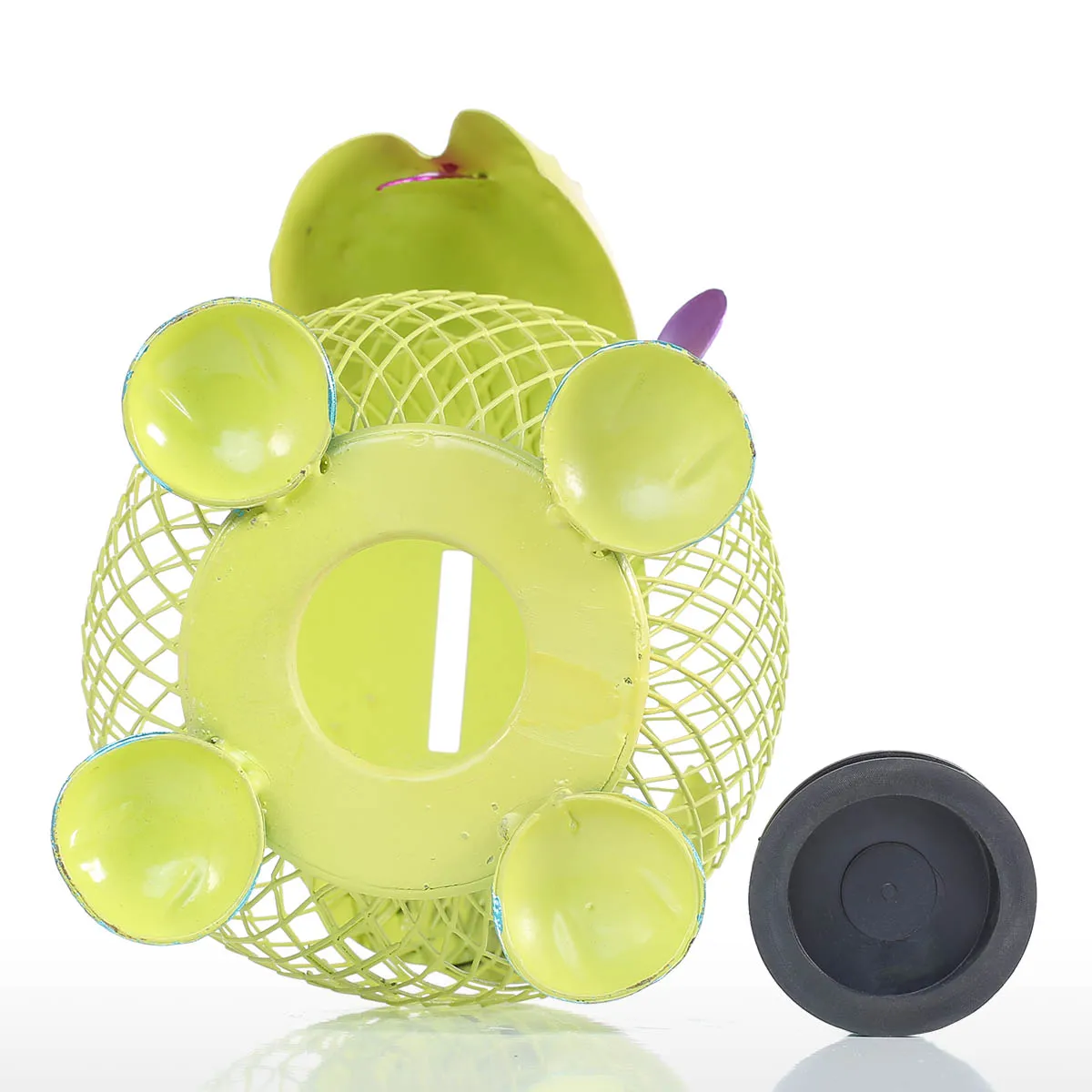 Металлическая Копилка Tooarts статуэтка для денег с зеленым щенком животных копилка