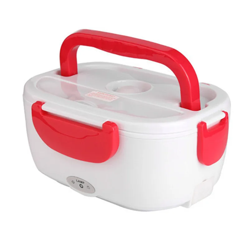 Electric Heating Lunch Box with Spoon Food Container Auto Car Rice Warmer For School Office Home Dinnerware | Дом и сад