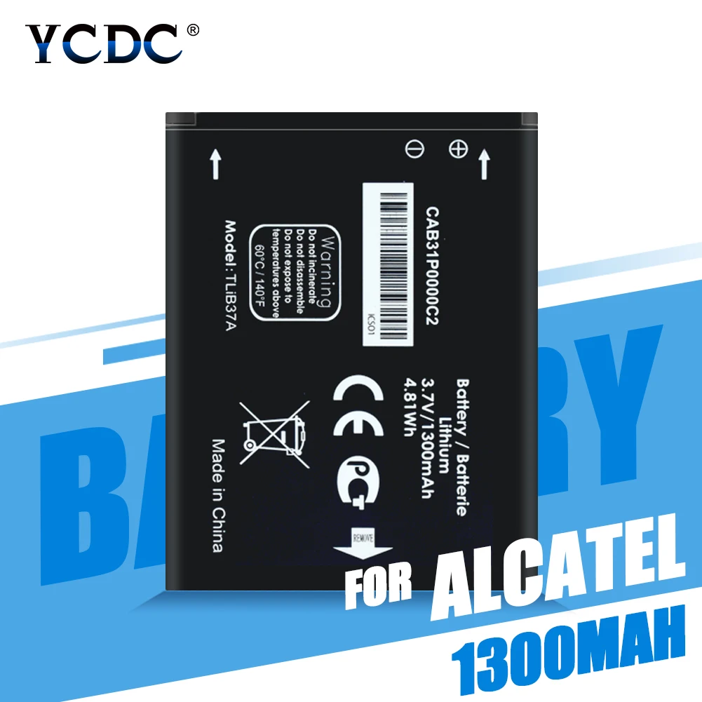 3,7 V 1300mAh CAB31P0000C2 литий-полимерный аккумулятор для Alcatel One Touch M Pop OT-5020 Tli014A1 батареи для мобильных телефонов