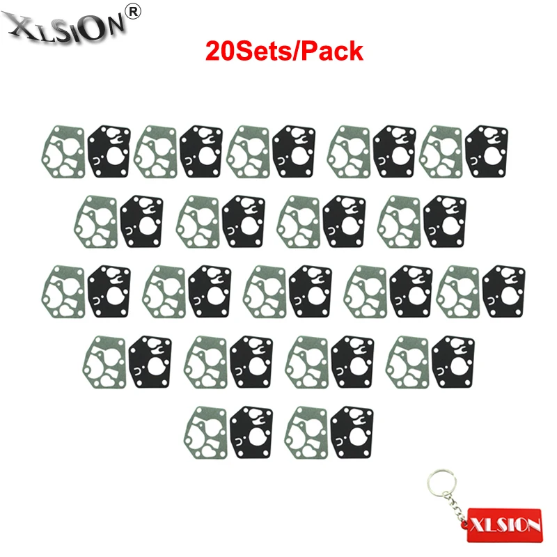 XLSION Aftermarket 20 комплектов прокладка диафрагмы карбюратора комплект ДЛЯ Briggs & Stratton