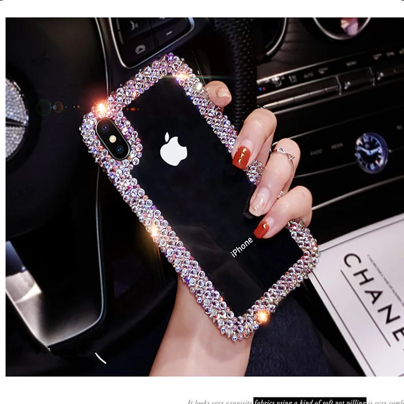 Stylish crystal case for iphone 6 6s 7 8 plus iPhone x xs xr xmax phone back cover |