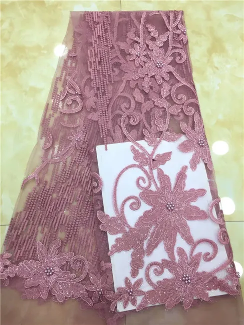 

2018 High Quality African Lace Fabric Pure White French Net Embroidery Tulle Lace Fabric For Nigerian Wedding Party Dress X12