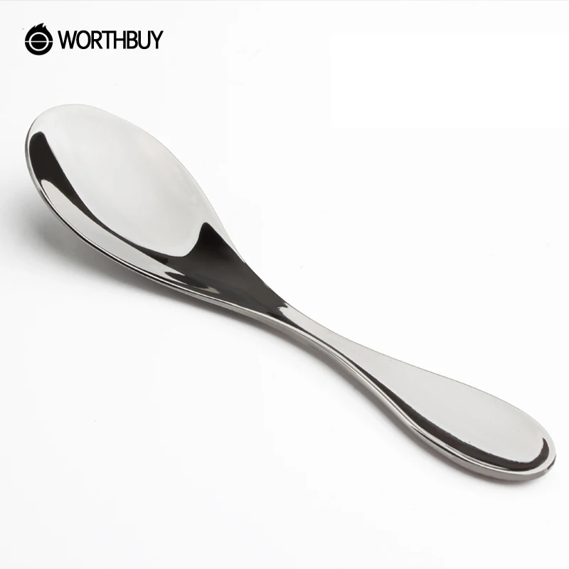 Worthbuy 1 шт. творческие мини 304 Нержавеющая сталь дети ложка Чай Кофе суп длинной ручкой ложка для детей подарки Кухня Инструменты - Цвет: 1 Pcs Spoon