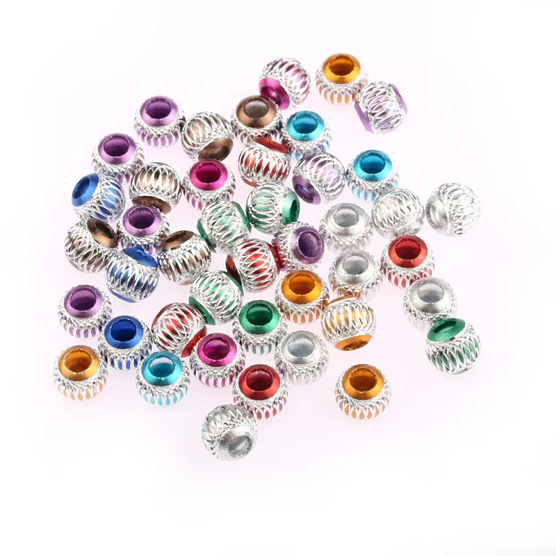 50 шт. сетчатый разделитель для круглых шариков амулеты большая дыра фурнитура