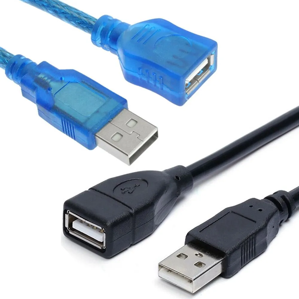 USB 2,0 Мужской к женскому USB кабель 1,5 м 3 м 5 м удлинитель провод супер скорость Расширение синхронизации данных кабель для ПК ноутбука клавиатуры
